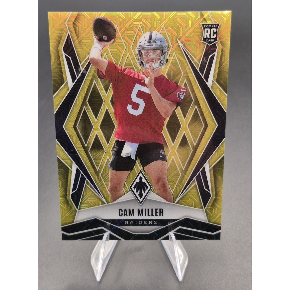 2025 Panini Phoenix Cam Miller #215 Rookies Yellow Mojo /35 (RC)